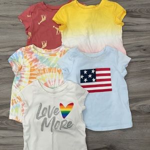 Girls assorted t-shirt pack